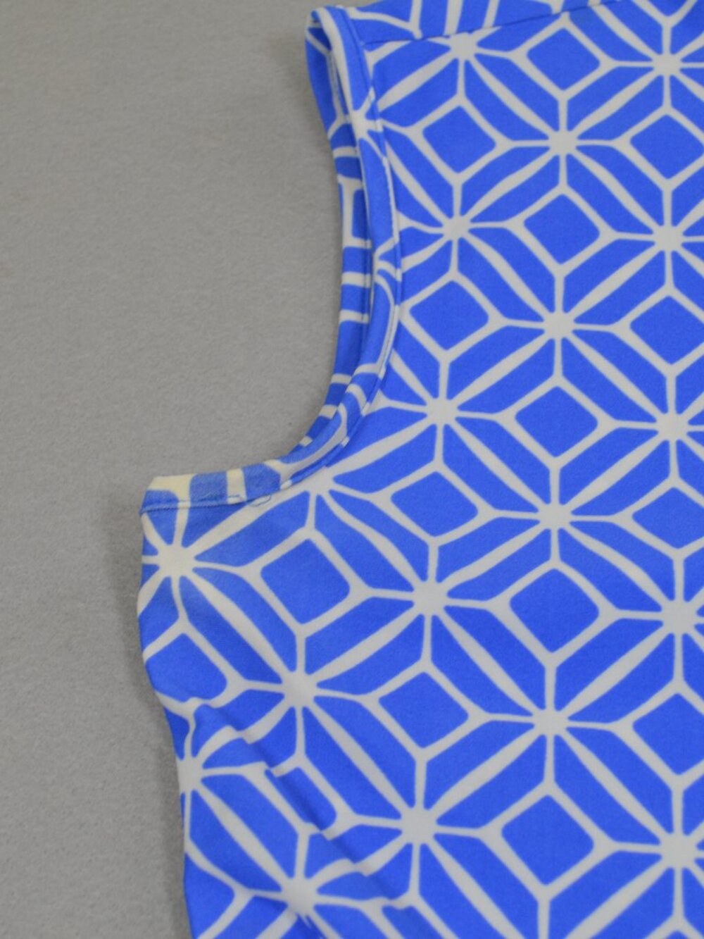 💙 Jude Connally Blue Geometric Shift Dress XS Golf Tennis Pickleball USA - Picture 10 of 11